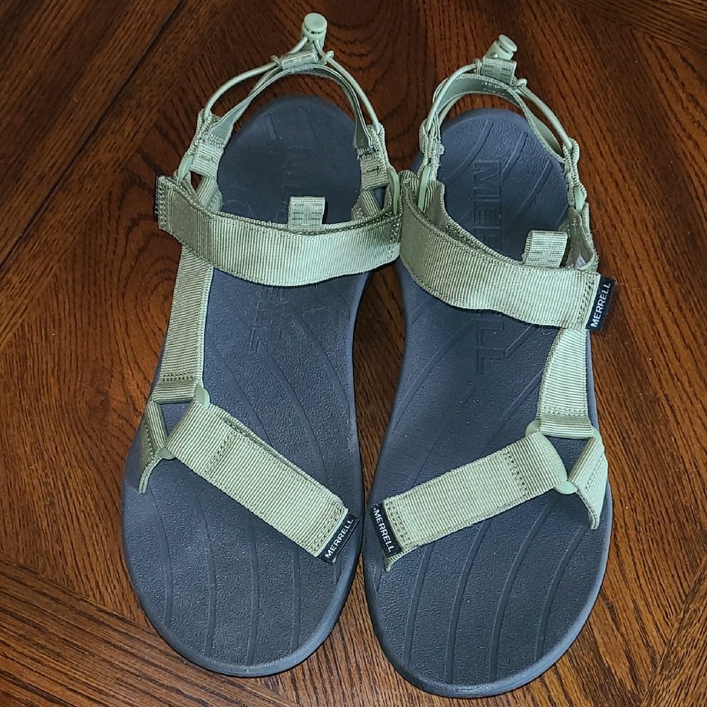 Merrell Khaki Strap Sandals